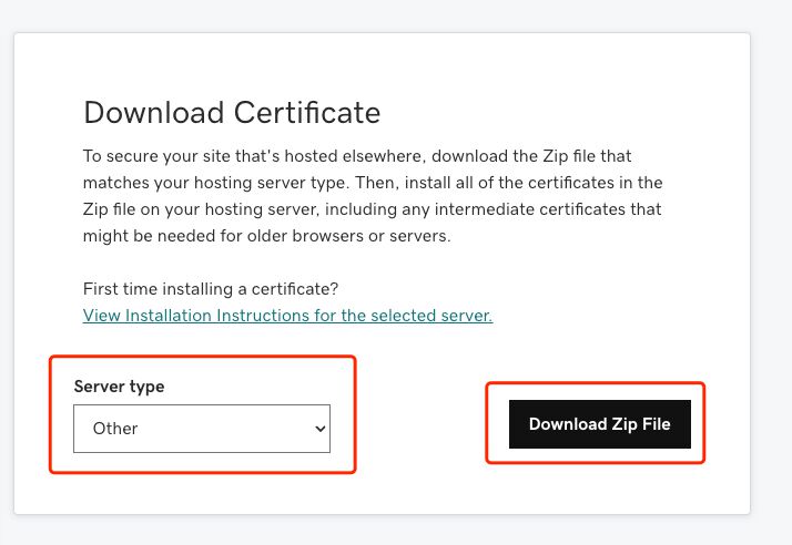 Godaddy-Download-Cert